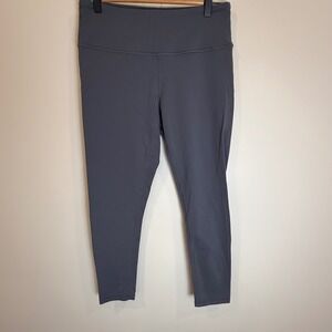 Prana Womens Gray Athletic Yoga Workout Cropped Leggings Size L